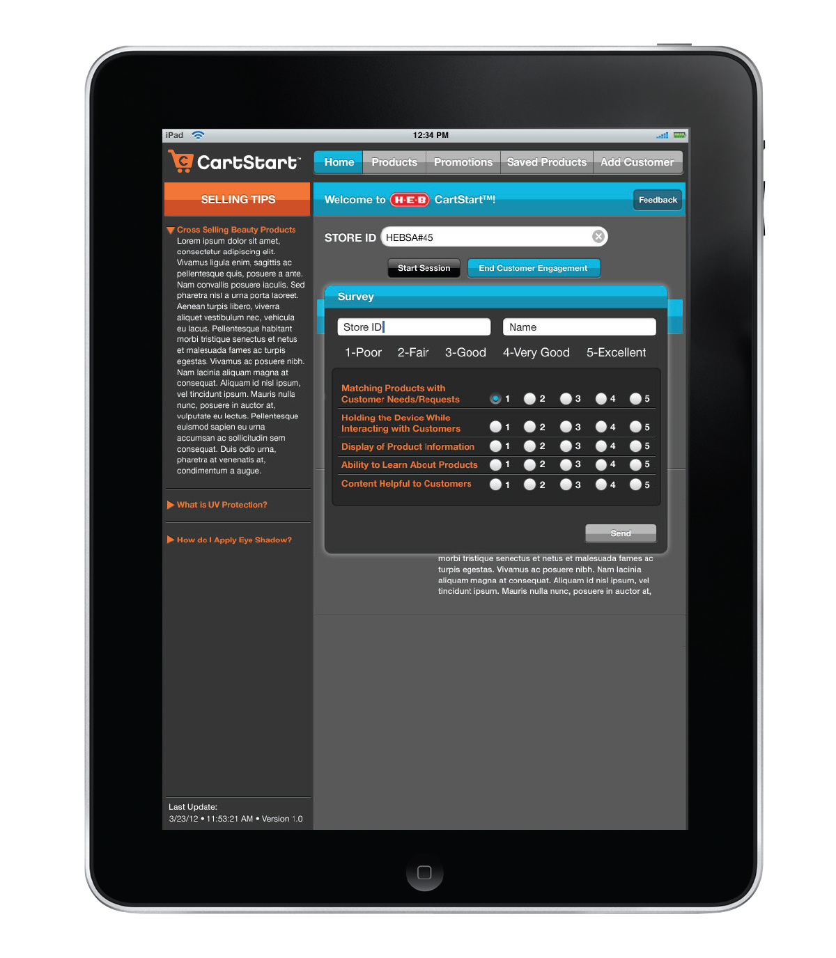 CartStart App Design