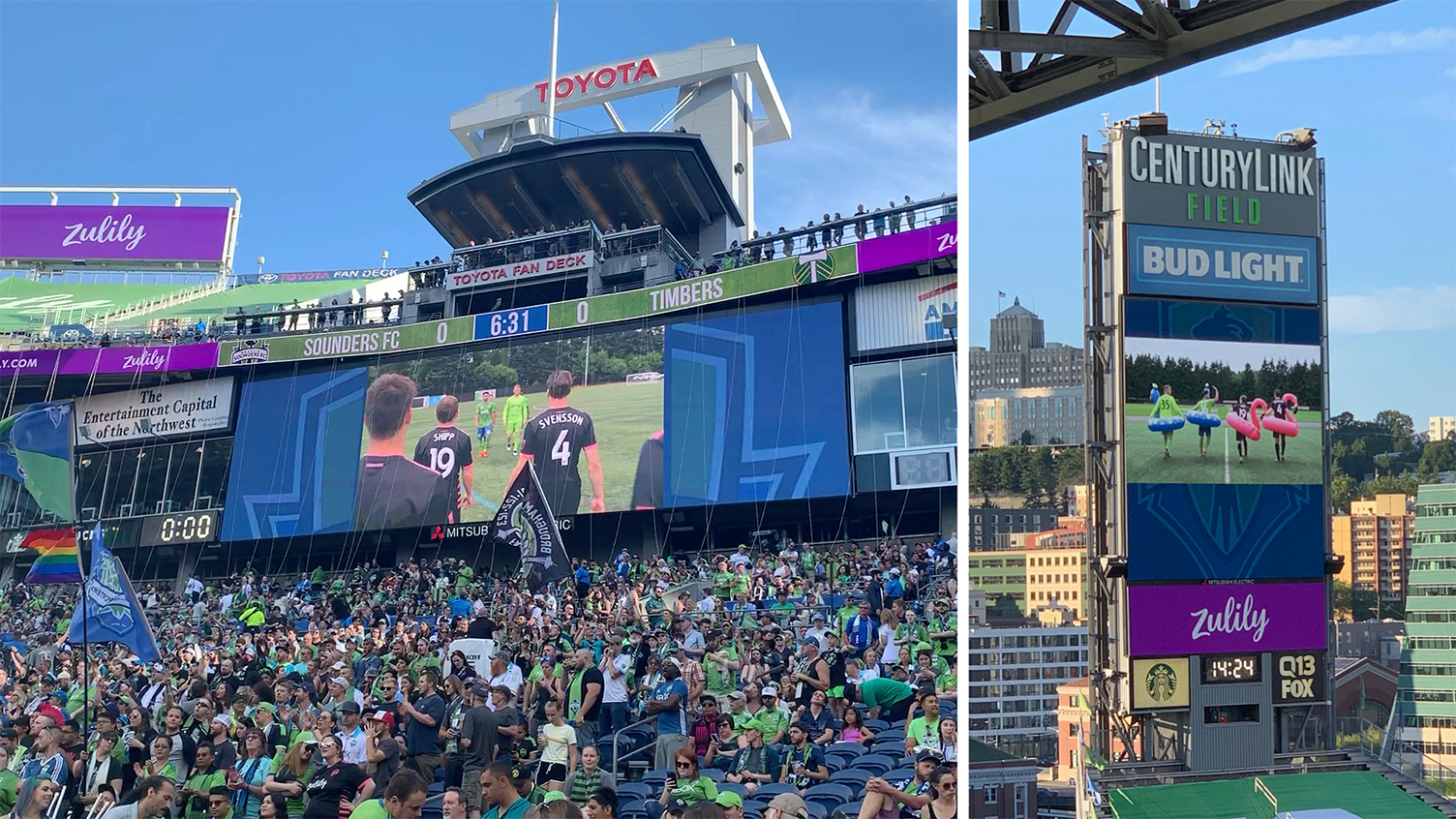 Sounders vs. Timbers